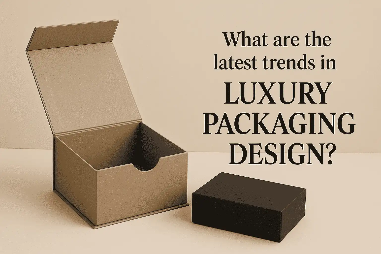What are the latest trends in luxury packaging design?